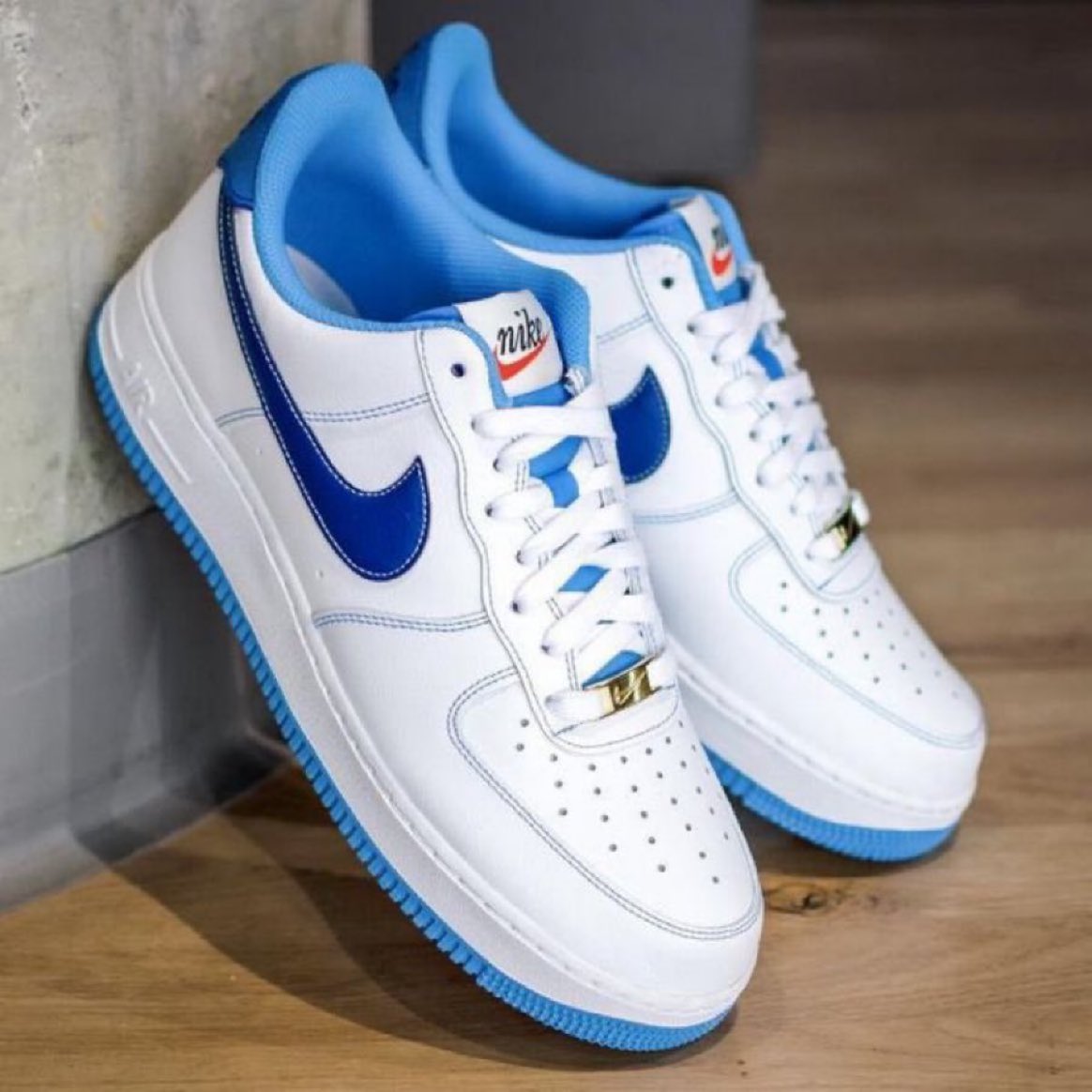 Nike Air Force 1 '07 (White/University Blue) 11