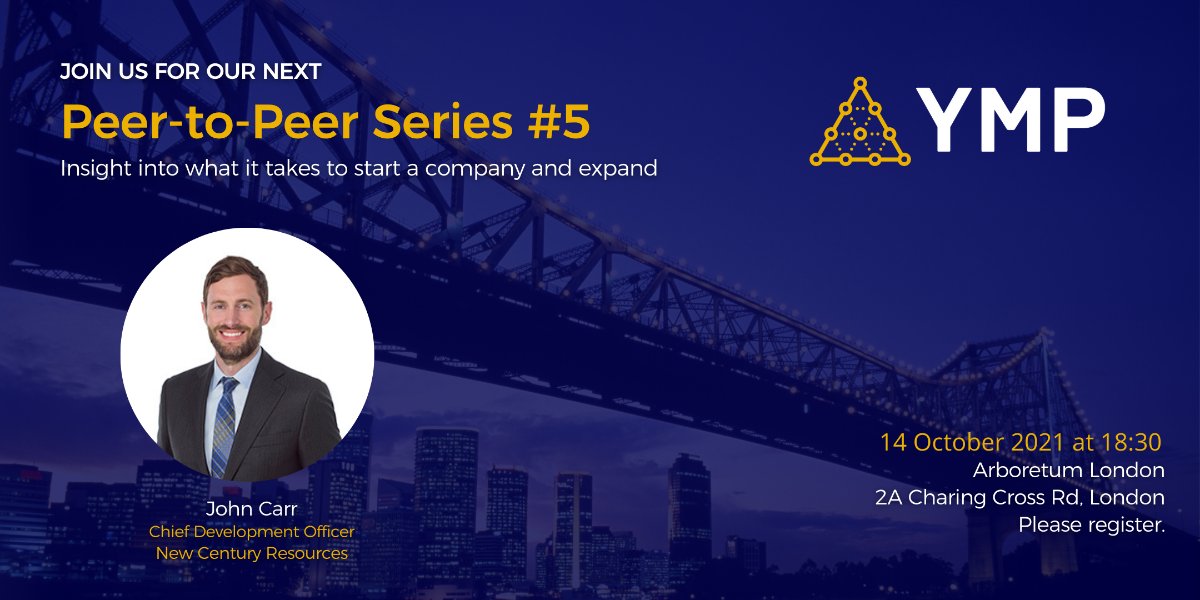 YMP Event | Peer-to-Peer Series #5 - mailchi.mp/youngminingpro…