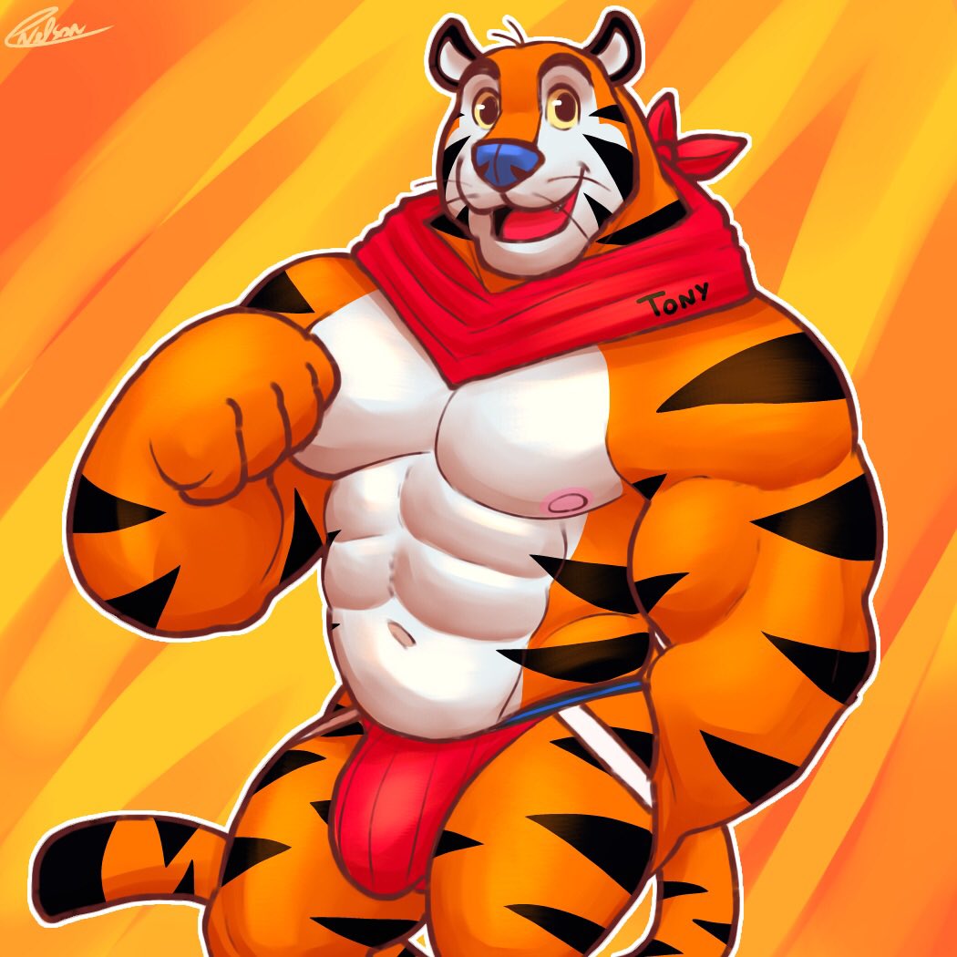 Fan art "Tony tiger". 