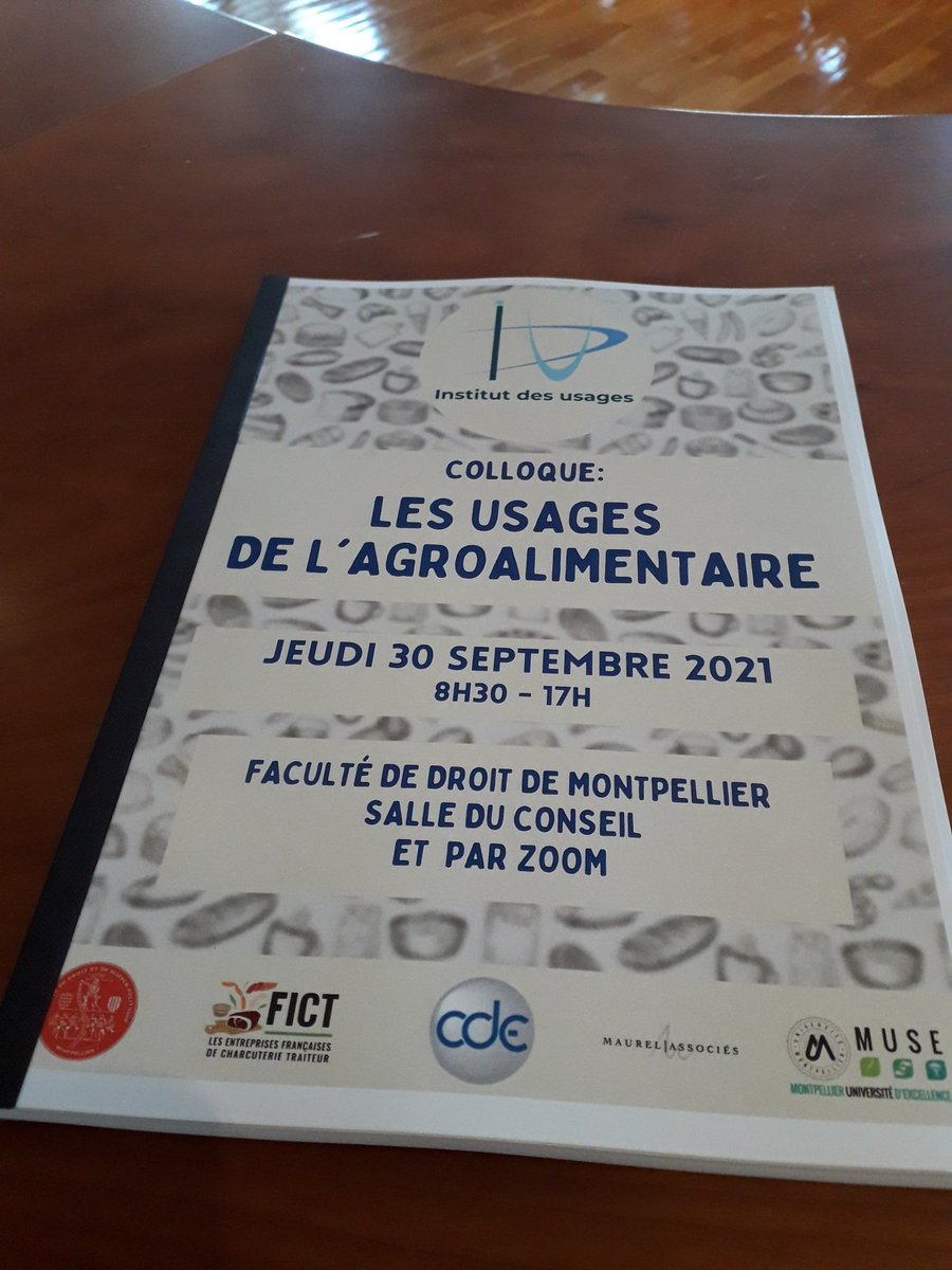 Orly Serb (@orlyserb) on Twitter photo "Les usages de l'agroalimentaire" <a href="/InstitutDusages/">Institut des usages</a> <a href="/PMousseron/">Pierre Mousseron</a> @Magniermerran <a href="/Cyril_Lvvs/">Cyril Levavasseur</a> <a href="/Faculte_DSP_UM/">Faculté Droit et Science politique de Montpellier</a> <a href="/umontpellier/">Université de Montpellier</a> <a href="/cde_montpellier/">Centre du Droit de l'entreprise</a> "Les usages de l'agroalimentaire" <a href="/InstitutDusages/">Institut des usages</a> <a href="/PMousseron/">Pierre Mousseron</a> @Magniermerran <a href="/Cyril_Lvvs/">Cyril Levavasseur</a> <a href="/Faculte_DSP_UM/">Faculté Droit et Science politique de Montpellier</a> <a href="/umontpellier/">Université de Montpellier</a> <a href="/cde_montpellier/">Centre du Droit de l'entreprise</a>