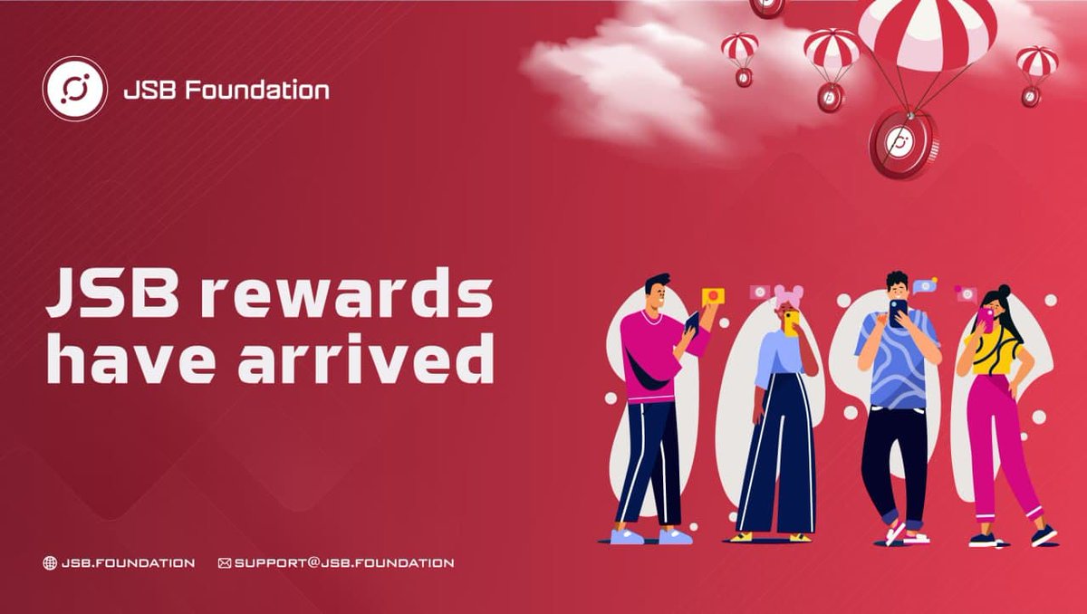 DEAR WINNERS,CHECK YOUR WALLET NOW!
🎁The rewards have arrived
Please kindly check your wallet now
If there are any issues,feel free to contact us for more support
🌈Once again,thank you all for participating in our Airdrop events.
🥂Here is to the wonderful years ahead
#JSB #BSC