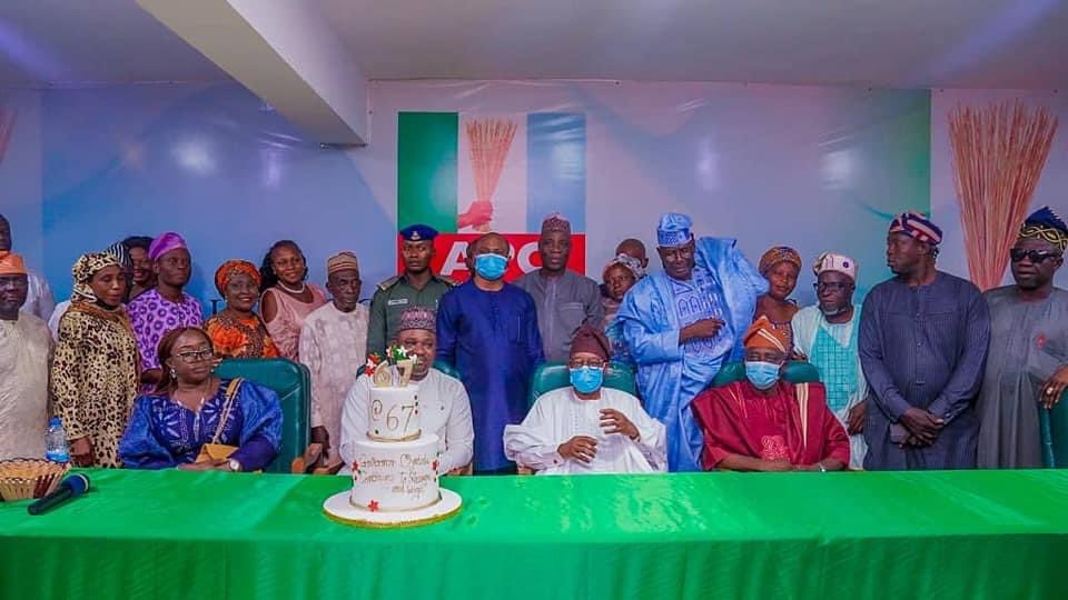 I joined the birthday celebration of H.E <a href="/GboyegaOyetola/">Adegboyega Oyetola</a> at the party Secretariat, Abuja where Osun indigenes in Abuja, secretariat staff of <a href="/OfficialAPCNg/">APC Nigeria</a> celebrated my amiable Governor in fanfare. 
29th September, 2021