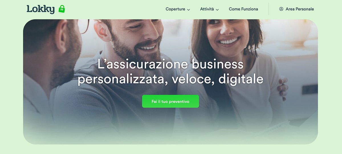BABOL_com's tweet image. 100% digital. 100% smart. Ottimizzare il customer journey del suo portale: è questo l’obiettivo con cui #Lokky - broker assicurativo digitale che offre polizze per professionisti e micro-imprese - ci ha chiesto di realizzare la nuova UX e UI del sito web.
babolcommunication.com/it/100_digital…