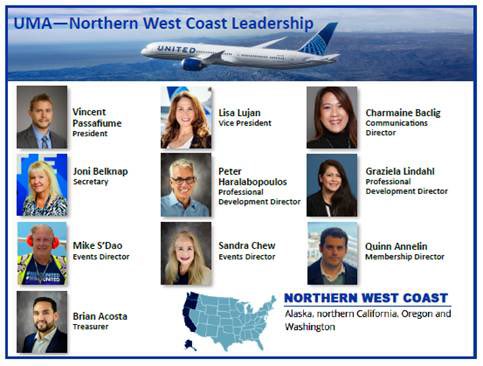 Introducing the NWCoast UMA leadership. Our events are designed to allow you to get the best out of #BeingUnited! #WeAreUnited @vjpassa @PHaralabopoulos @Westcoastmike1 @SiJayBee @JoniBelknap @sychew51 @ Lisa Lujan @ Quinn Annelin @ Brian Acosta @grazilindahl
