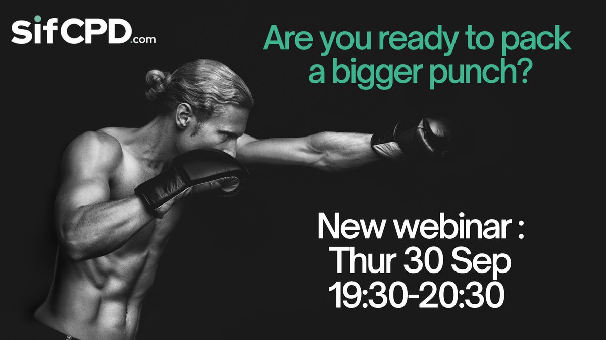 It’s webinar day!!

Looking forward to hosting tonight’s webinar and discussion. 

For those who have purchased tickets, you will receive an email later with your link. 

If anyone wishes to attend or purchase the recording, book your seat here ⬇️.

sifcpd.com/p/small-busine…