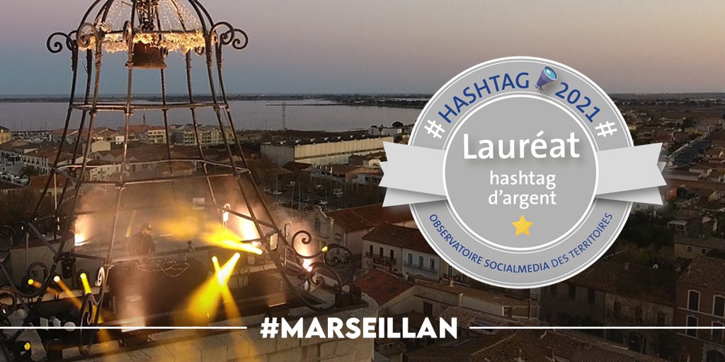 🎙 Pour la 2ème année consécutive, #marseillan remporte le 🥈 Hashtag d'Argent ! C'est dans la catégorie // Action Culturelle // pour le concert de Dj Bens sur le clocher que Marseillan est récompensé ! @ObservatoireRS <a href="/cap_com/">Cap'Com</a> 
Revoir le concert ➡ youtube.com/watch?v=KAD7sY…