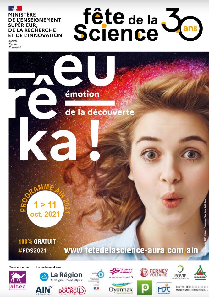 [Agenda👨‍👩‍👧‍👧] RV dans l'#Ain du 1er au 12/10 ➡️Fête de la science <a href="/AltecCCSTI/">ALTEC CCSTI de l'Ain</a> 🧪Le Dpt propose avec <a href="/CenRhoneAlpes/">Cen Rhône-Alpes     </a> animations sur biodiversité✅ Atelier-Expo « La cuisine c’est de la science » aux Planons ✅«Eureka, un fil de soie !» aux Soieries Bonnet ➡️tinyurl.com/4ck753t3