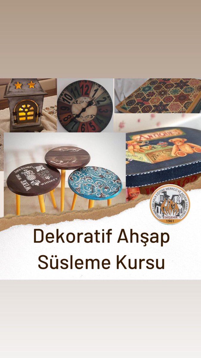 EskisehirHalk's tweet photo. Kurumumuzda “Dekoratif Ahşap Süsleme Kursu”başlayacaktır. Kayıtlarınızı https://t.co/ZhqNEuBnMA üzerinden yapabilirsiniz.

#ohem
#odunpazarıhalkegitim
#odunpazarıhalkegitimimerkezi
#hayatboyuögrenme
#tcmeb
#odunpazarımem
#eskişehirmem https://t.co/5zY0iFnKGT