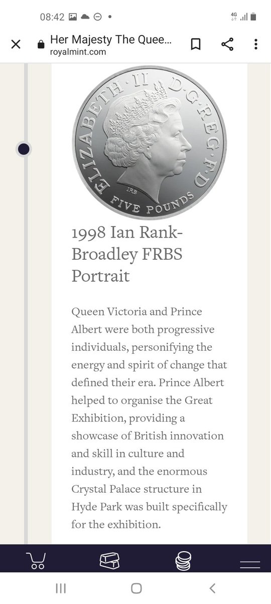 .<a href="/RoyalMintUK/">The Royal Mint</a> looks like you forgot to change your placeholder text ( The Great Exhibition is cool too, but I was trying to find out about the Ian Rank-Broadley portrait!)