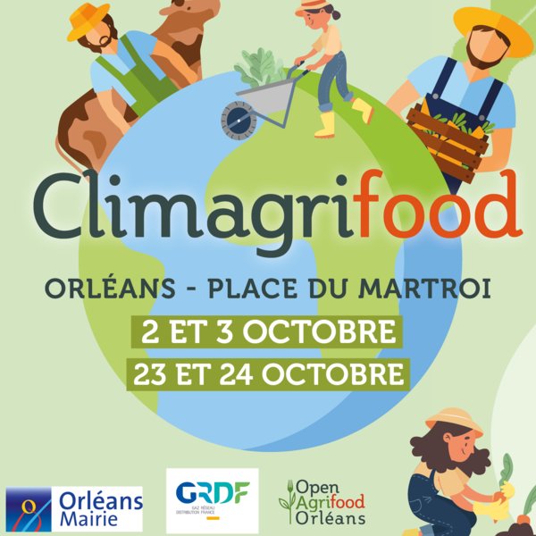 🧑‍🌾Samedi 2 et dimanche 3 octobre, l’expo #Climagrifood s’installe à Orléans. Venez découvrir en famille comment les agriculteurs aident à « refroidir » notre planète. Au programme : #Méthanisation grâce à la transformation des déchets, ferme pédagogique⬇
bit.ly/3AZEtxW