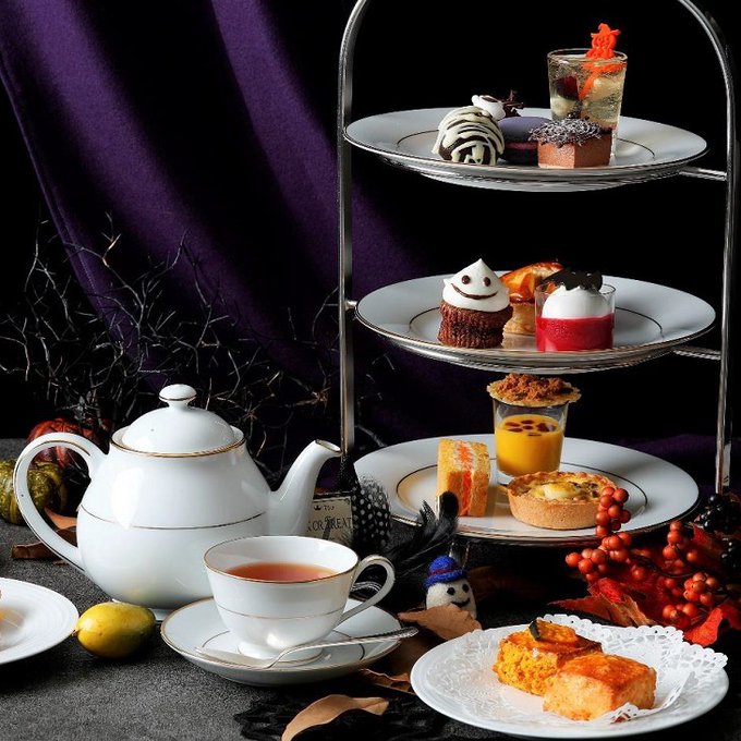 Ascii Jp 秋限定のインスタ映えするアフタヌーンティー そごう横浜店 シーガーディアンiii にて ハロウィンアフタヌーンティーセット 販売中