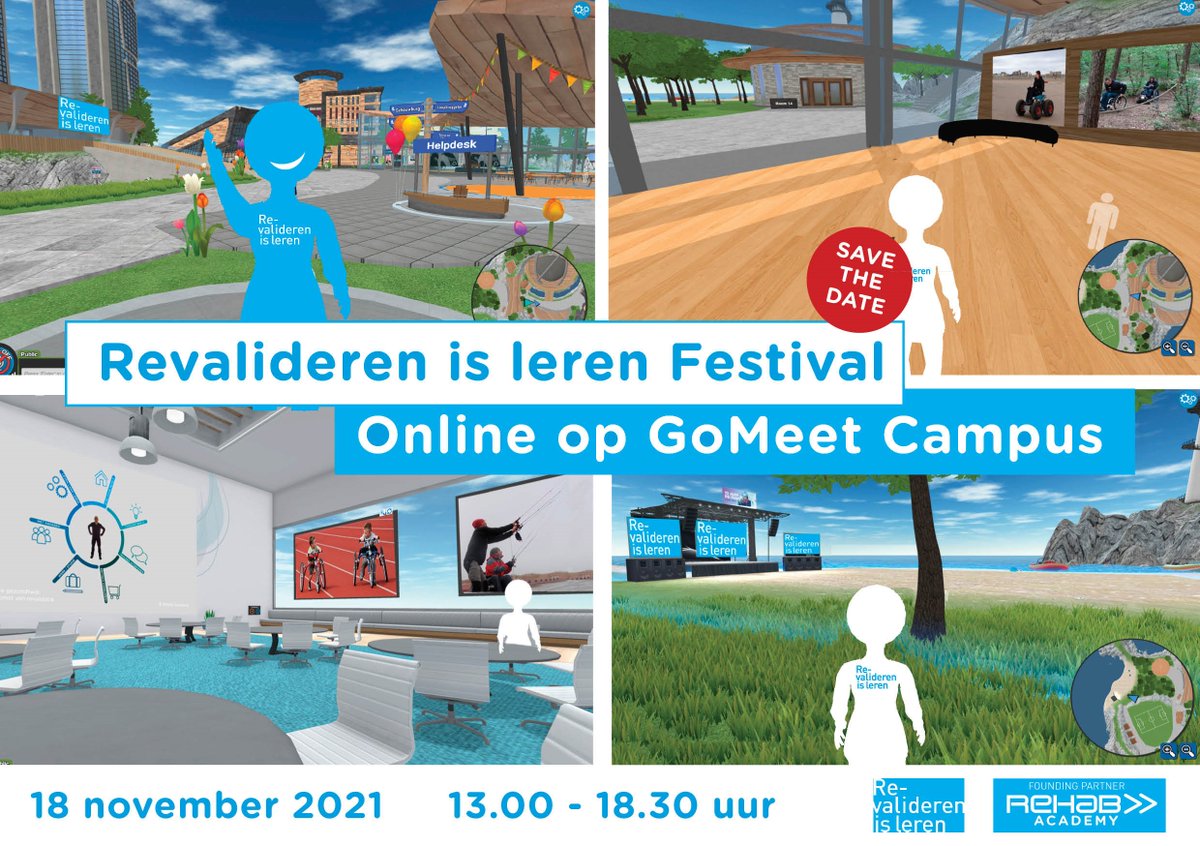 Heb jij jezelf al ingeschreven voor het Revalideren is leren Festival op 18 november? 💪 Een inspirerend event waar mensen met een fysieke beperking de motivatie vinden om in beweging te komen. 🏃 Wil jij dit niet missen? Kijk dan op: ow.ly/NtNR50GgSnN #revant #bewegen