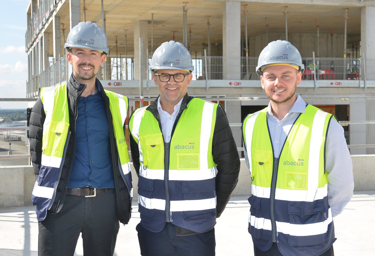Abacus was pleased to join @Glenbrookprop &amp; Latimer for the recent Topping Out Ceremony at the High Definition residential development at MediaCityUK, currently being constructed by <a href="/bandkbuild/">Bowmer+Kirkland</a>.

Abacus is providing Employer’s Agent &amp; Cost Management services on this scheme.