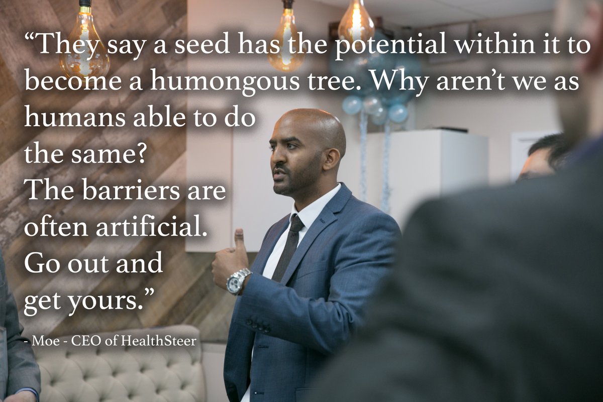 HealthSteer's tweet photo. "They say a seed has the potential within it to become a humongous tree. Why aren't we as humans able to do the same? The barriers are often artificial. Go out and Get yours". Moe- CEO of Healthsteer

#ThursdayThoughts #ThursdayMotivation  #PositiveVibes https://t.co/D3OTGVAXVU