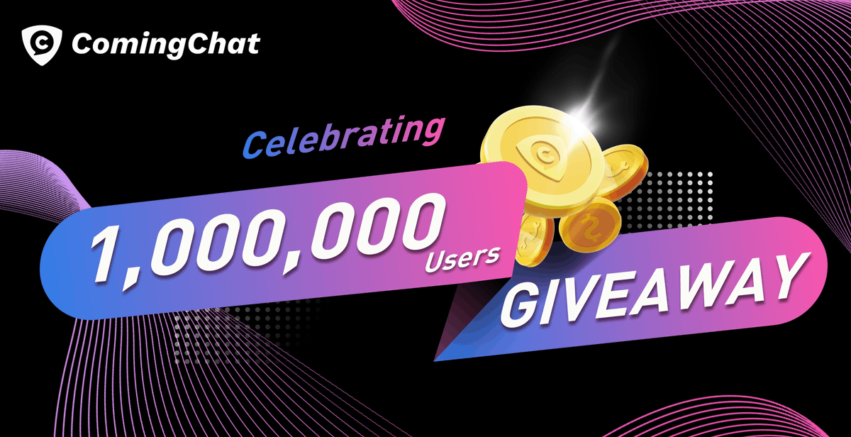 🎉It's a Celebration! Thank You For One Million Users - Giveaway🎉
ComingChat is about to reach its 1,000,000 users!

Rewards Pool for 30 Winnners
🎁10 Limited Edition Watermarked #NFTs 
🎁20 Limited Edition #NFTs
and
💰1,000 $PCX

📍sweepwidget.com/view/34643-ct1…

#Contest #Comingchat