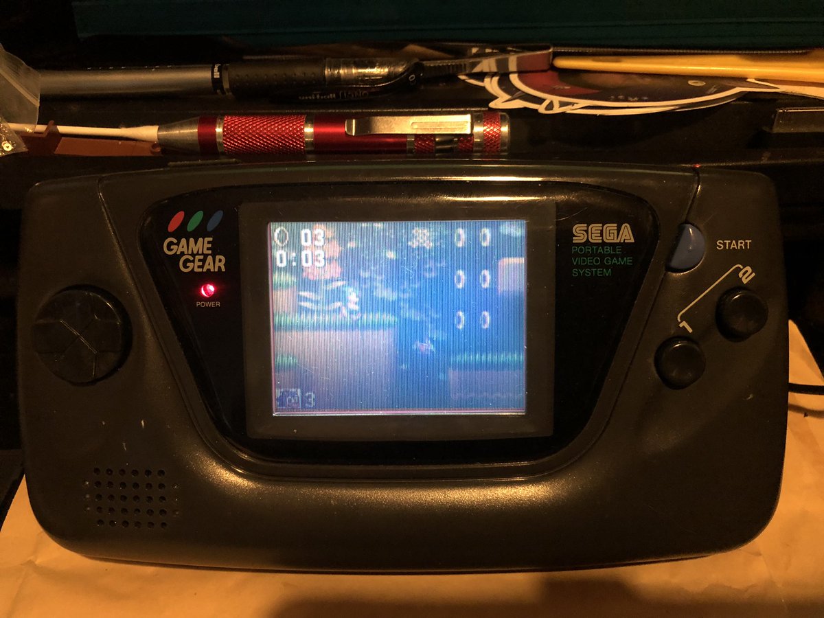 Thanks to <a href="/MutantCatpillar/">Mutant Caterpillar</a> for recapping my game gear, works great now.