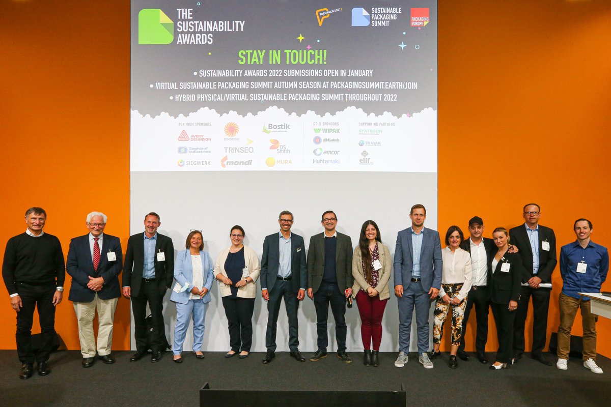 PackagingEurope's tweet photo. The winners of the #SustainabilityAwards2021 have been decided. A huge congratulations to all of our winners!
Read all about last night's event here: https://t.co/QPosCVu18M https://t.co/e9D6n58U5p