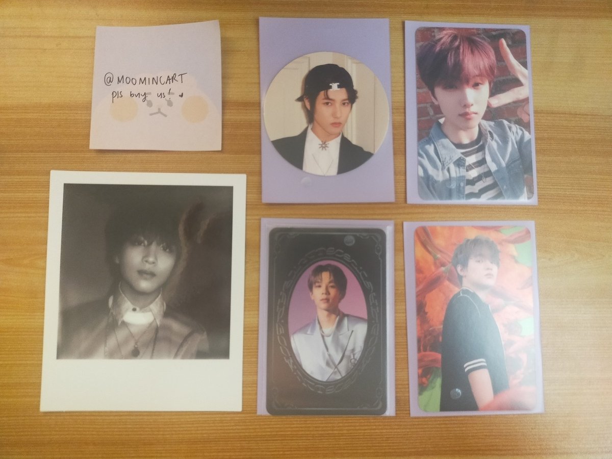 antoncrumbs's tweet photo. wts lfb ph only 

☁︎︎  haechan hello future polaroid
☁︎︎  jisung ar pc &amp; chenle ar clip 
☁︎︎ shotaro ybc
☁︎︎ renjun we boom cc

♡ Php 1000
- sold as set only
- dm for pics and vids
- additional packaging fee
- gcash and ggx/sdd only; pasig area https://t.co/aji7Q18TWW