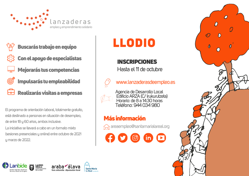 AreaEmpleoFSMLR's tweet photo. #ResumenDePrensa 🗞️📰 El nuevo número de la revista #Zuin que edita @LaudiokoUdala se hace eco de la nueva #LanzaderaDeEmpleo de #Llodio y nos recuerda que el plazo de #inscripción se ha ampliado hasta el 11 de octubre. Si estás en #desempleo, #ApúntateYA! https://t.co/GkNadwb1X3 https://t.co/8w8HnTcMYA