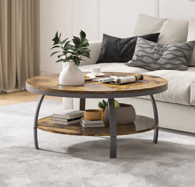 PDonicy's tweet photo. POVISON round coffee table set fits well into various living room styles, adding classic and vintage flair to your living room.

https://t.co/Td2YE81qOD https://t.co/Tad6doe4sh