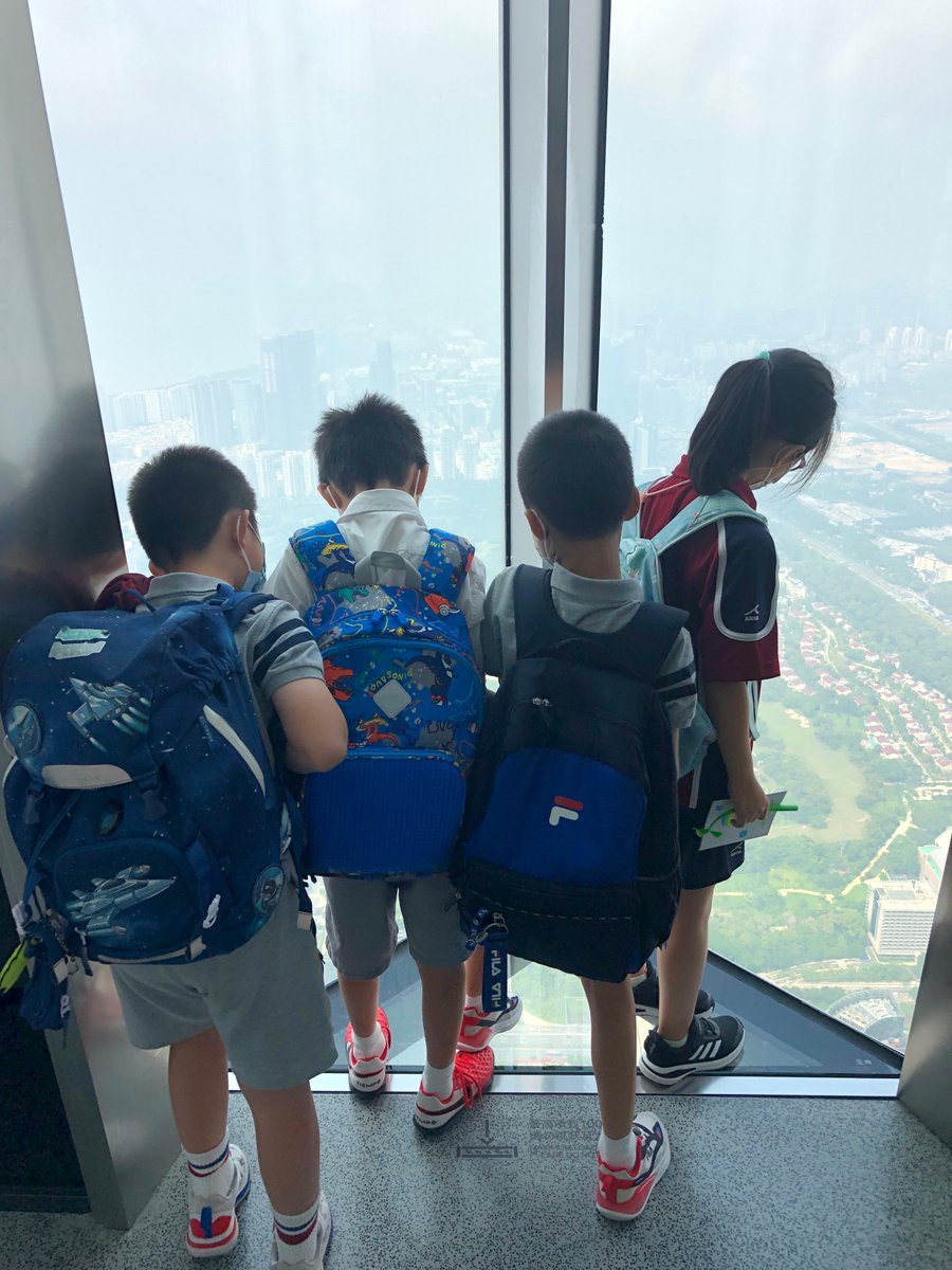 Grade 3 students kicking off HTWW UOI on structures by visiting the 4th tallest building in the world, the Ping An Building! So fortunate to work with such caring teachers dedicated to inquiry. <a href="/ISNS_School/">International School of Nanshan Shenzhen (ISNS)</a> <a href="/ibpyp/">IB PYP</a> <a href="/iborganization/">International Baccalaureate</a> #inquiry