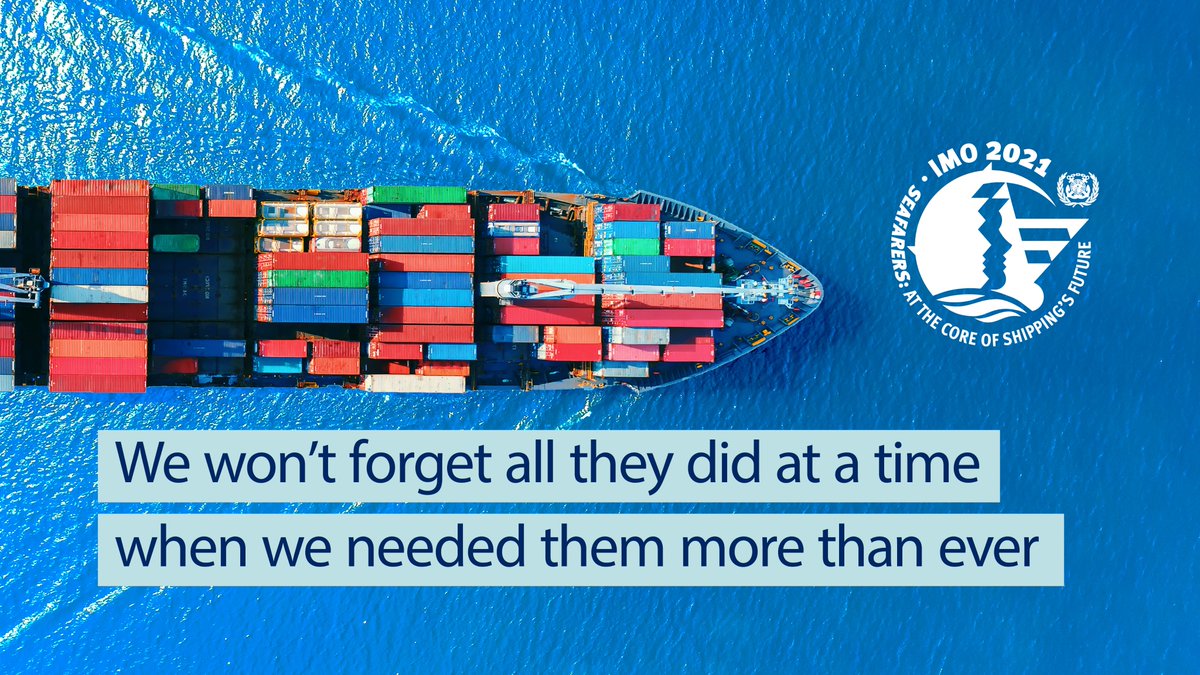 Today on #WorldMaritimeDay we reocognise and celebrate the heroic work of seafarers around the world who have kept trade flowing. Seafarers move 95% of all goods in and out of the UK and we thank all of those working relentlessly at sea #Seafarersarekeyworkers