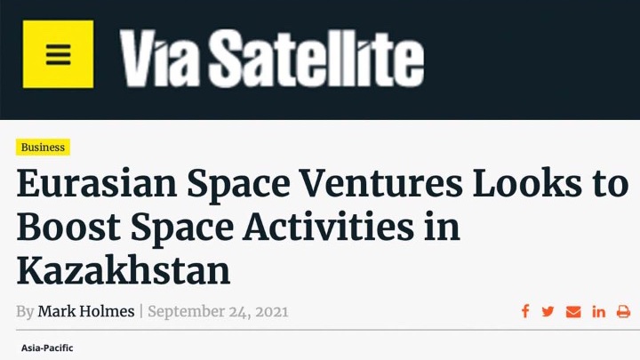 You can read about our signing Memorandum of Understanding with JV Ghalam LLP and JSC "National company "Kazakhstan Gharysh Sapary" on the <a href="/Via_Satellite/">Via Satellite</a>
#space #rocket #satellite #spacetech #spacenews #Kazakhstan