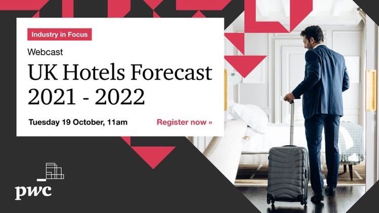 The <a href="/PwC_UK/">PwC UK</a> #HotelsForecast 2021-2022 reveals green shoots of recovery as demand returns. Join the #webcast launch on 19 Oct to find out our forecasted recovery after the most volatile trading period since benchmarking began. Register: pwc.to/3idWIrT #Hotels #Hospitality