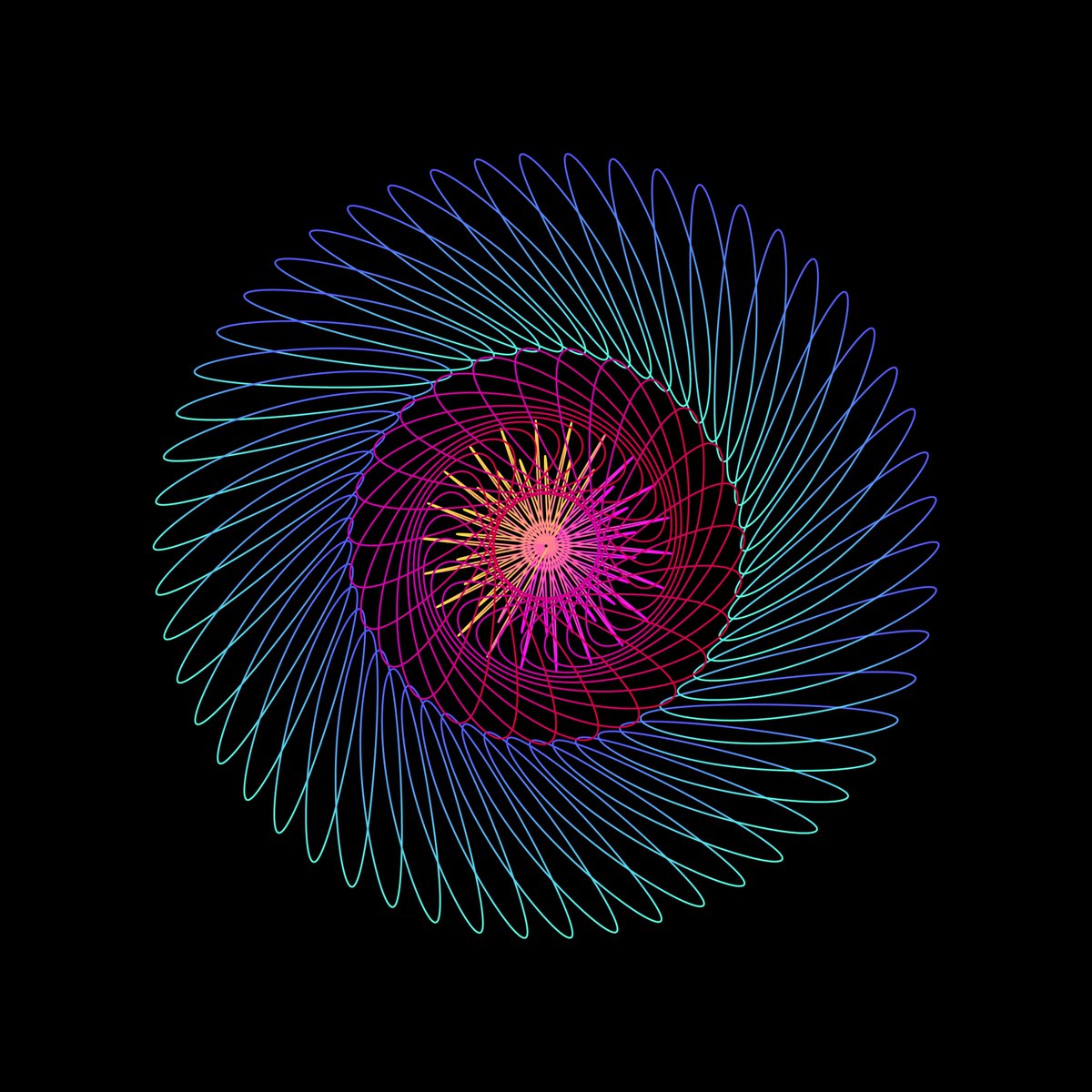 Interpolate is a collection of generative art with 999 unique items and all items are made with algorithm. The algorithm used to create these forms has 5 steps: First step is to make three circles, each of which is offset to the other two The second stage is the division of ...