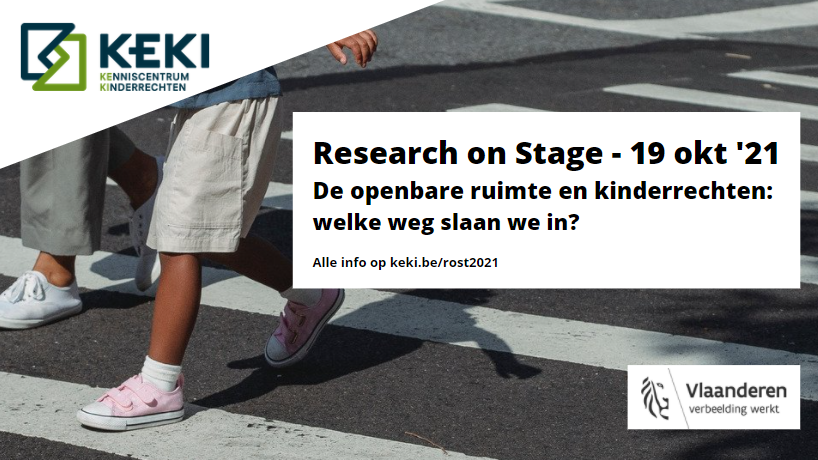 Op 19 oktober vindt onze Research on Stage plaats met als centraal thema 'de openbare ruimte en kinderrechten'! Lees het programma op👉 keki.be/rost2021 en schrijf je in. Tot dan!