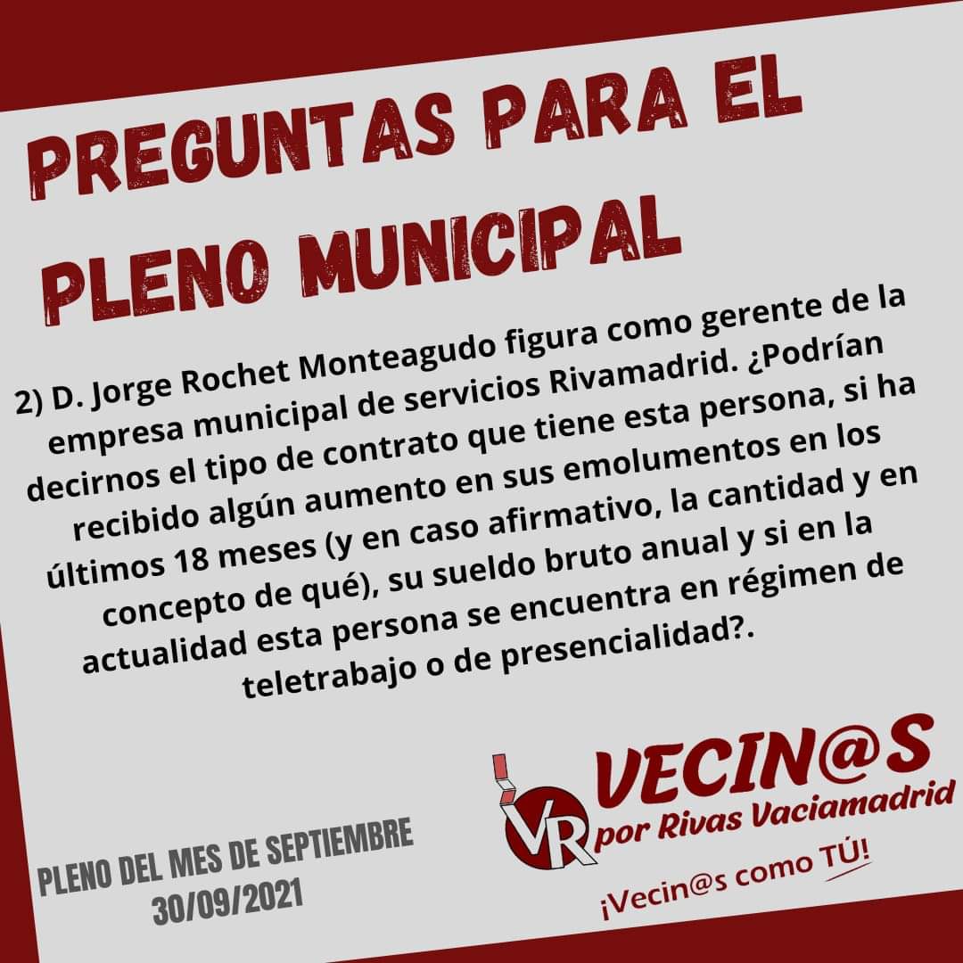 Vecinos por Rivas Vaciamadrid tweet media