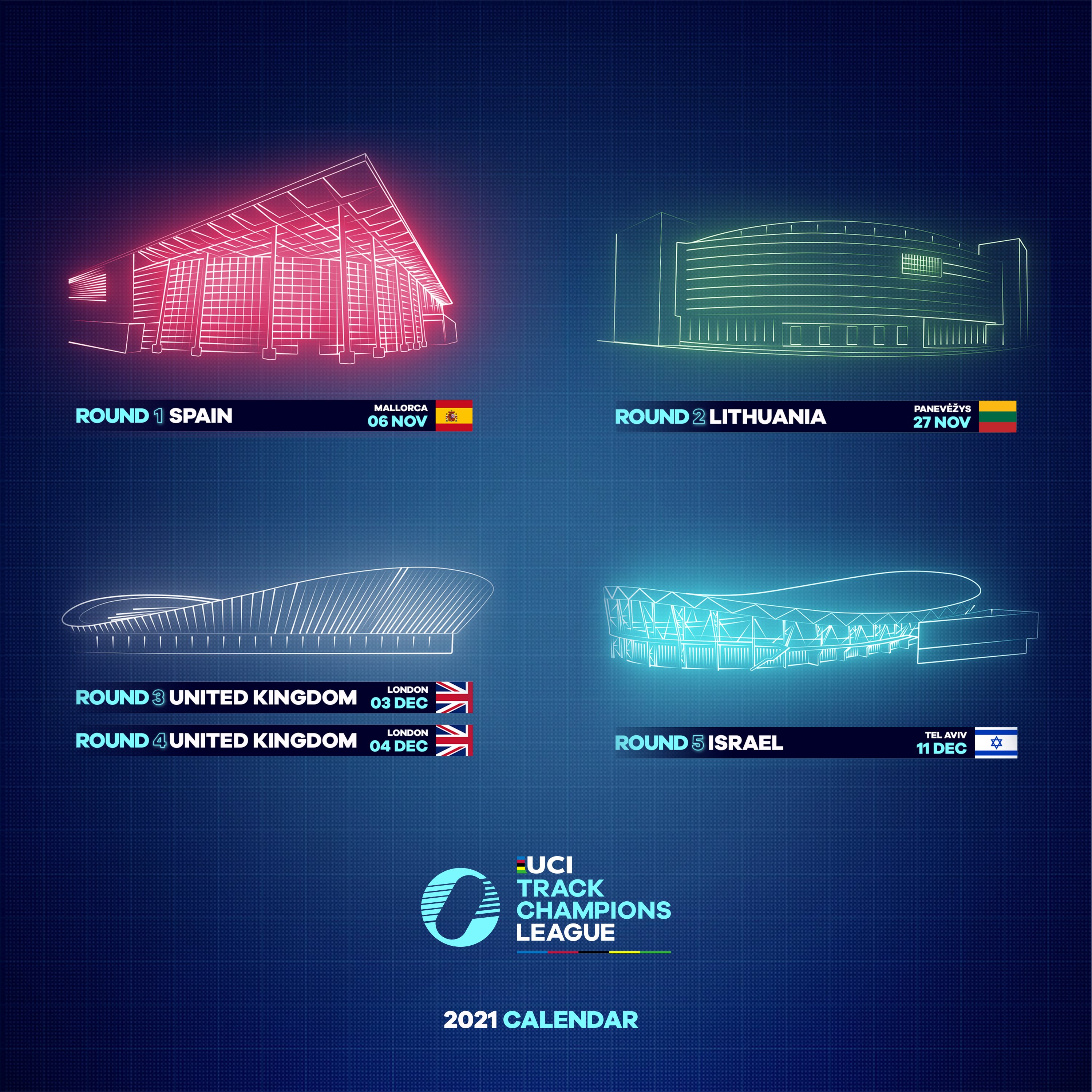 Uci Track Champions League On Twitter: "📆 Calendar Update 📆 The 2Nd Stage Of The Uci Track Champions League, Due To Take Place In Saint-Quentin-En-Yvelines On Next November, Has Been Cancelled For