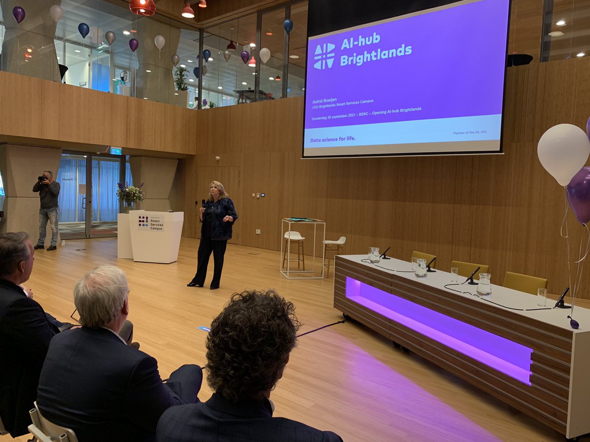 Start of the celebration of the 5th anniversary of the <a href="/BL_SSC/">Brightlands Heerlen</a> and launch of AI hub Heerlen. Looking forward to an interesting program and inspiring conversations <a href="/Brightlandsnl/">Brightlands</a> <a href="/bissinstitute1/">BISS - Brightlands Institute for Smart Society</a> <a href="/NLAICoalitie/">Nederlandse AI Coalitie (NL AIC)</a>