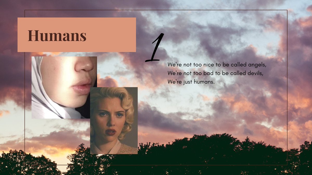 LuckyBsofea's tweet photo. #Nightalks
Nightalks is a series of poems by me, I didn't finish it yet because I have one more left. Rn sis got no idea but the last one is called "God sent an Angel to the Devil".
"Humans" speaks a lot to me rn so yeah. https://t.co/ix9SMQDdWl