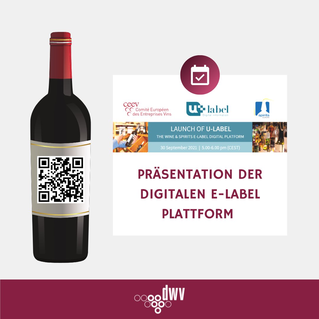 E-Label: Präsentation der neuen EU-weiten Plattform "U-Label"

Sie möchten per Zoom teilnehmen? Hier entlang: us02web.zoom.us/j/85753000631 

Wir sind gespannt, wie die neue Plattform aussieht und was zu beachten ist – wir halten Sie auf dem Laufenden!