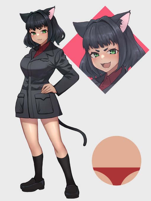 昔作ったオリジナルウィッチリファインした
デザインだけしたかったので名前とかも特に決まってないし軍服もよく分からないので描き慣れた赤ズボン隊衣装という適当ぶりだけど… 