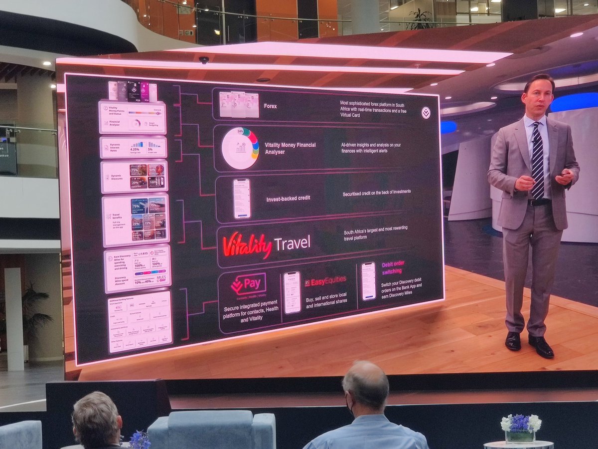 Incredible update to the <a href="/Discovery_SA/">@Discovery_SA</a> Bank stack. Well done to Hylton and his team. Privileged to be included in this stack of products and services 🙏🙏🙏 <a href="/EasyEquities/">EasyEquities</a>