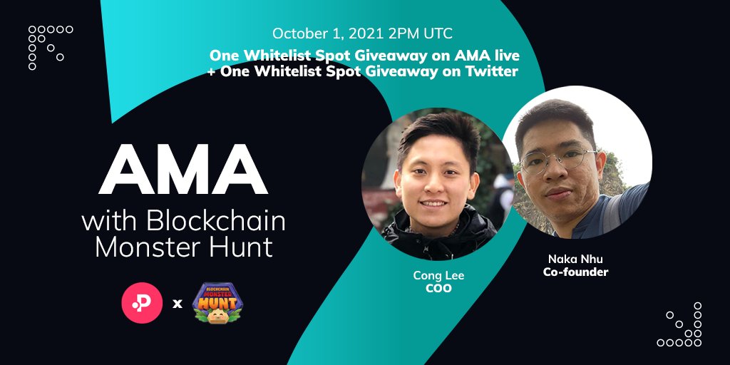 Polkastarter (@polkastarter) on Twitter photo 🔥🔥 We've got a special AMA coming up! Join us and <a href="/bcmhunt/">Blockchain Monster Hunt</a> this Friday - we have TWO Whitelists to give away.
One will be as usual, via Telegram. For the 2nd - we will choose it via Twitter, so submit your questions HERE (under this post) and Retweet!
Ask away! 👇 🔥🔥 We've got a special AMA coming up! Join us and <a href="/bcmhunt/">Blockchain Monster Hunt</a> this Friday - we have TWO Whitelists to give away.
One will be as usual, via Telegram. For the 2nd - we will choose it via Twitter, so submit your questions HERE (under this post) and Retweet!
Ask away! 👇