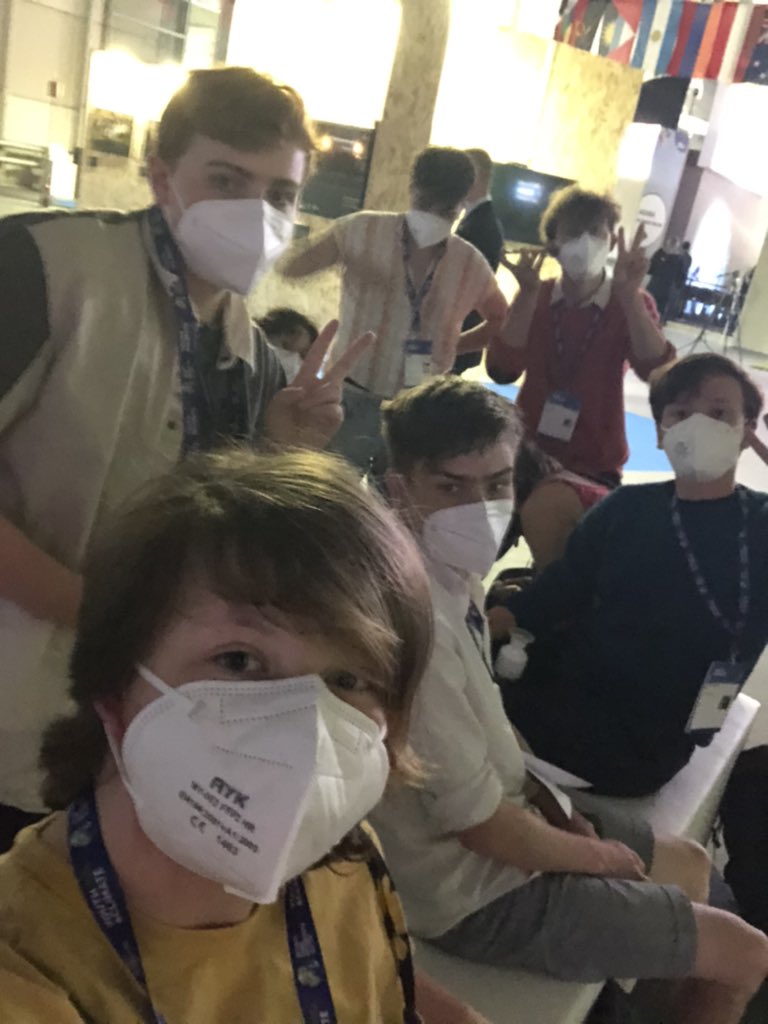 FFF walked out of the @PreCop26ITA plenary this morning while PM Draghi was speaking. Now we are being kept here by security, we had our passports taken and photographed and some have not been given back. Our message: THE PEOPLE UNITED WILL NEVER BE DEFEATED. Love from us❤️