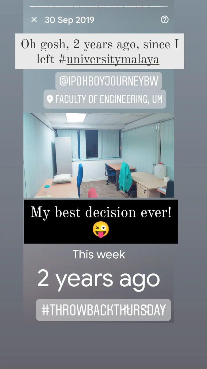 I mean life is about moving on! Bye to my #postdocposition

#MoveOn #Movetoearn #MEMORYCHAIN #MemoryStory #SquidGame #universityMalaya #edutwitter #AcademicTwitter