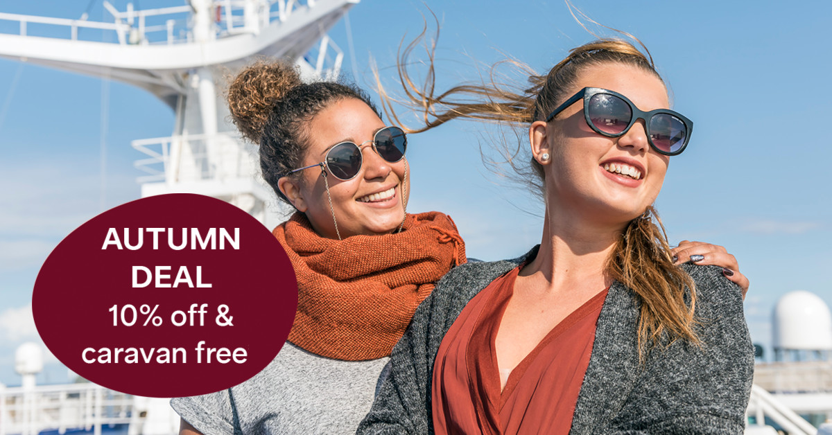 There's still time to save on your autumn escape to Holland. Save 10 % on fares and bring your caravan for free on our day sailings. Offer ends 1 October 2021 and is valid for bookings till 8 January 2022| stena.li/a9dz50GgRht