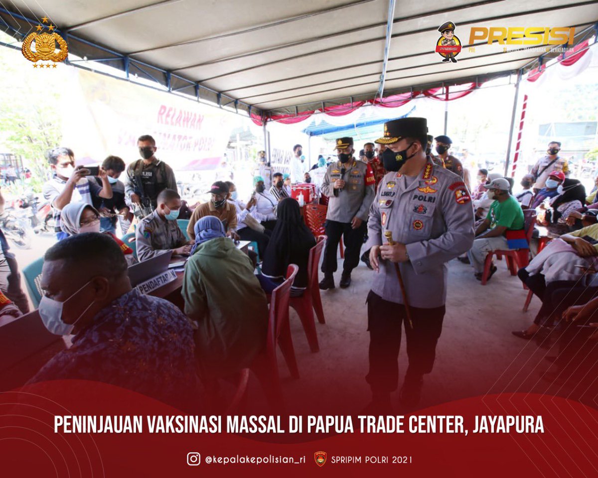 ListyoSigitP's tweet photo. Sebagai dukungan pelaksanaan PON XX, saya menekankan kepada jajaran untuk terus meningkatkan capaian vaksinasi terutama di Kab/Kota klaster penyelenggara sehingga tidak terjadi lonjakan Covid-19 pasca PON XX. Tetap patuhi protokol kesehatan dan disiplin pakai masker. https://t.co/jzFCCI3pAI