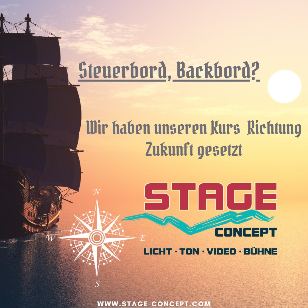 StageConcept's tweet photo. Pünktlich zum Weltschifffahrtstag sind bei uns die Segel gesetzt. Wohin geht die Reise bei euch? Wir nehmen jeden gerne mit. Wir sehen uns hoffentlich bald an Board der MS Stage Concept.#stageconcept #straightforward #alleanboard #diereisegehtweiter https://t.co/rj9LNilZ6N