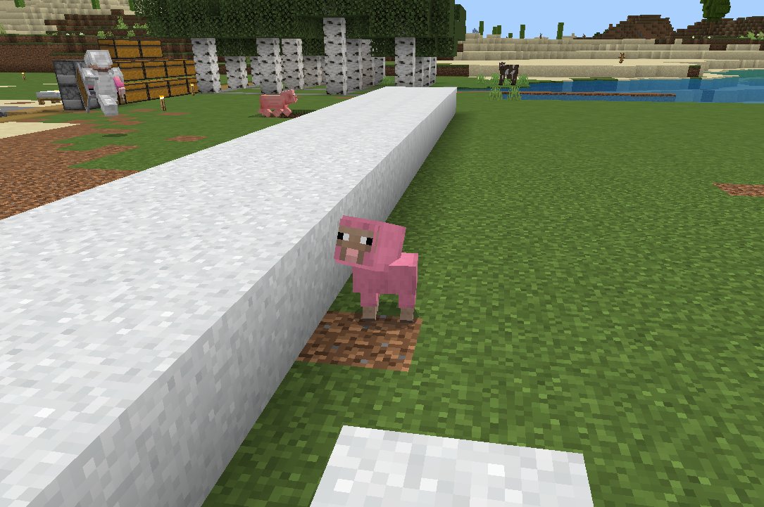 𝒌𝒖𝒎𝒐𝒎𝒆 ピンク色の子羊や マイクラ