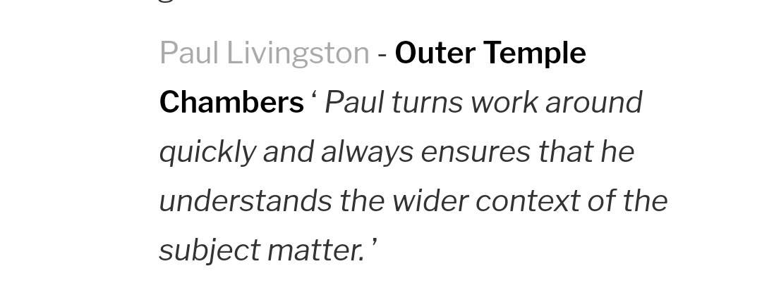 Paul Livingston (@plivingston67) on Twitter photo Delighted to be ranked for the first time in the <a href="/thelegal500/">The Legal 500</a> for Inquiries and Inquests, even though it appears to be largely for being efficient and minimally competent. Have happily paid my #humblebrag fine to <a href="/savechildrenuk/">Save the Children UK</a> #BillableHour #L500UK2022 Delighted to be ranked for the first time in the <a href="/thelegal500/">The Legal 500</a> for Inquiries and Inquests, even though it appears to be largely for being efficient and minimally competent. Have happily paid my #humblebrag fine to <a href="/savechildrenuk/">Save the Children UK</a> #BillableHour #L500UK2022