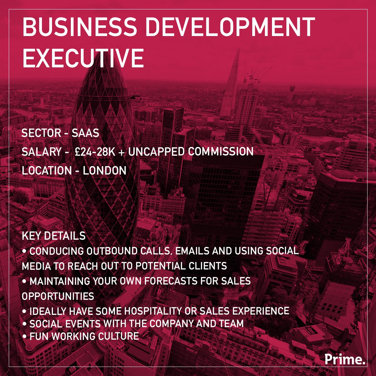 Hot Roles! 🔥 🚒

Here are four of the hottest roles in the UK right now! 🤩

If you're an ambitious and driven individual looking for a lucrative career path that offers you unrivalled progression and earnings, get in touch! 🙌