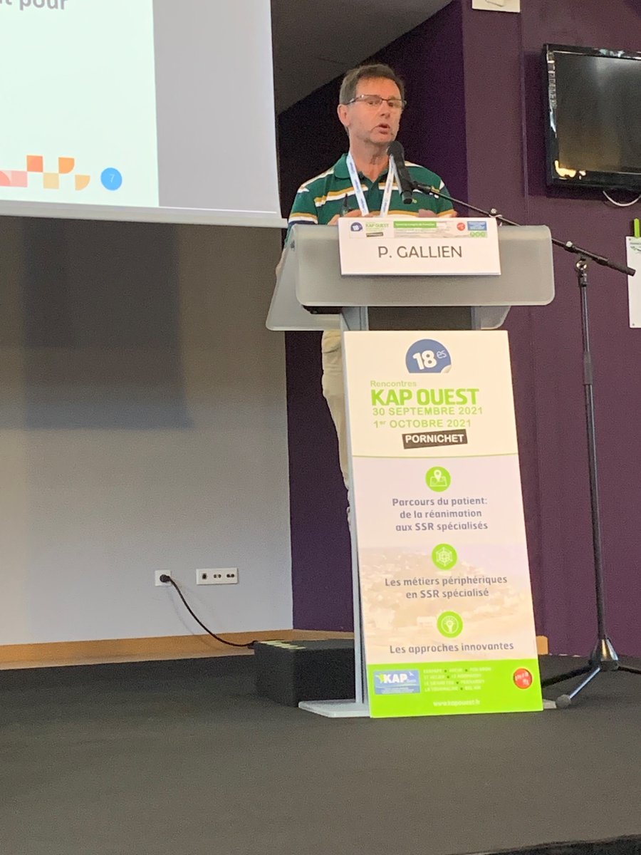 HelierPole's tweet photo. Les 18èmes Rencontres Kap Ouest c'est parti ! Les équipes du @HelierPole y participe en présentiel à Pornichet. Présentation dès ce matin de l'enquête sur les parcours de soins dans les différents établissements de KAP Ouest présentée par le Dr Gallien
#Kapouest https://t.co/hq5dppHkvD