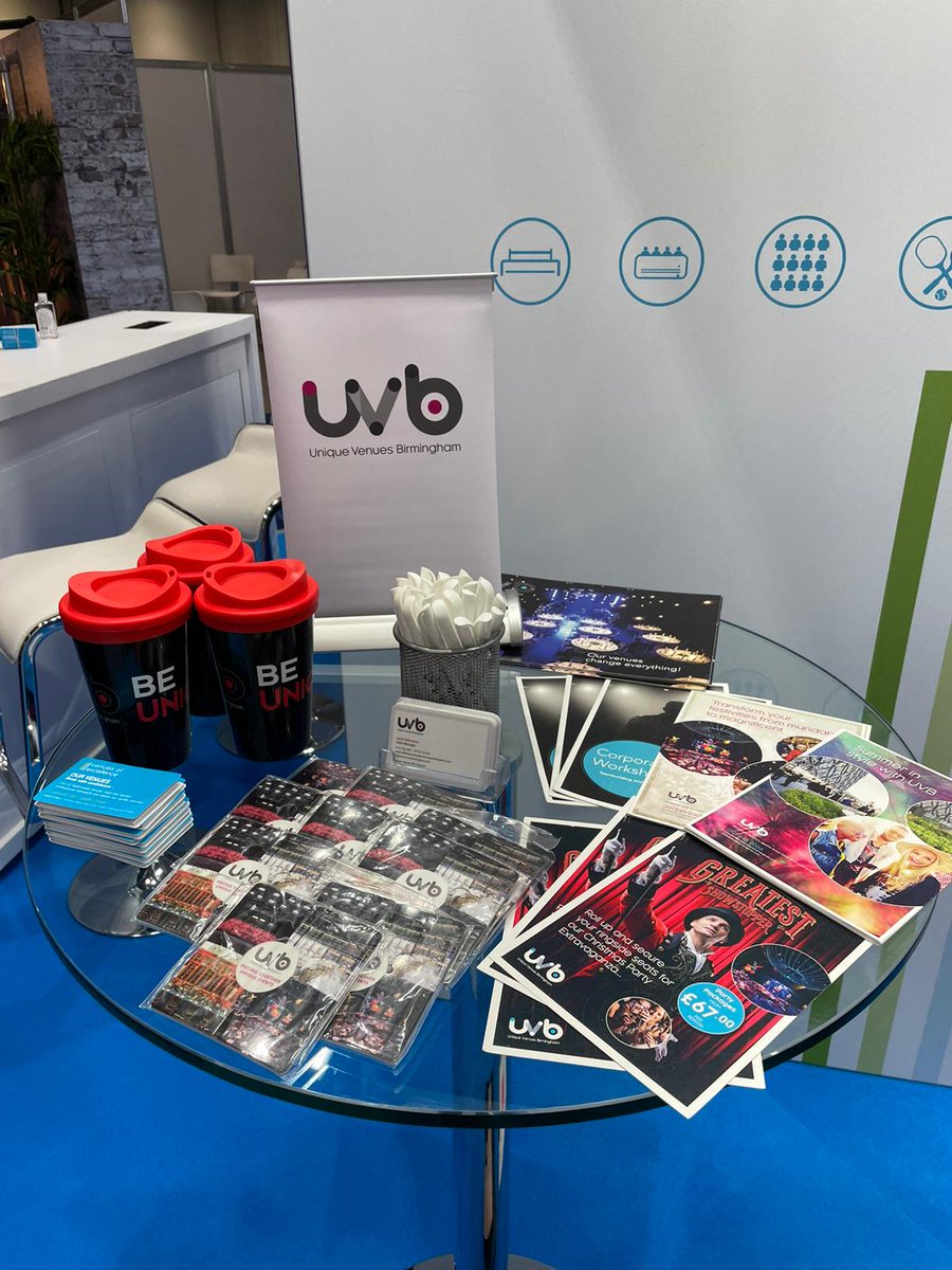 uvbirmingham's tweet photo. 📍 We're delighted to be at the @ExcelLondon today for the @MeetingsShow - it's been a while!
Come and visit us at the @VenExcellence stand to talk all things conferencing and events! 🙌
#WeAreExcellentVenues #ConfidenceinUs #StrongerTogether #TheMeetingsShow #MeetYouAtTheShow https://t.co/VSmvtr6RiH