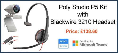 SolutionsRnd's tweet photo. #PolyStudio #PolyP5 #PolyP53210Poly Poly Studio P5 Kit with Blackwire 3210 Headset. Ramp up #UCadoption thanks to fast setup @SolutionsRnd https://t.co/jj3Gv5UahX