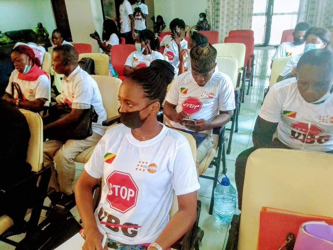 CongoUnfpa's tweet photo. La jeunesse 🇨🇬 dit #NON aux #VBG
Lancement à Brazzaville de la campagne contre les violences faites aux filles/femmes, par le conseiller à la jeunesse avec l'appui de @CongoUnfpa
#Jeune, dis non aux #violences
#Brise le #Silence
#GénérationÉgalité 
#EndGBV
#InvestInYouth https://t.co/2lCBY2zwoD